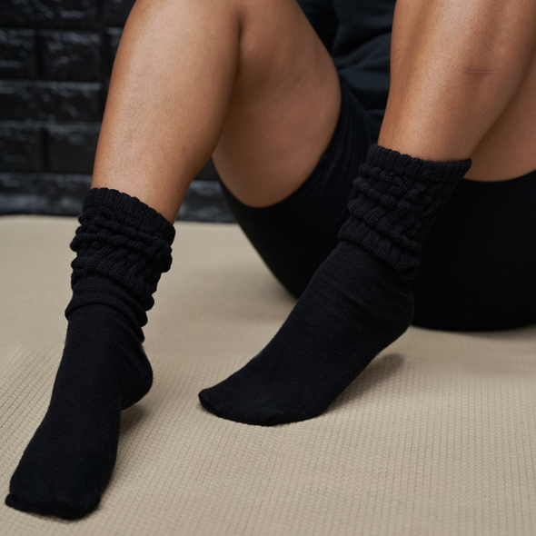 plush slouch socks - more colors available