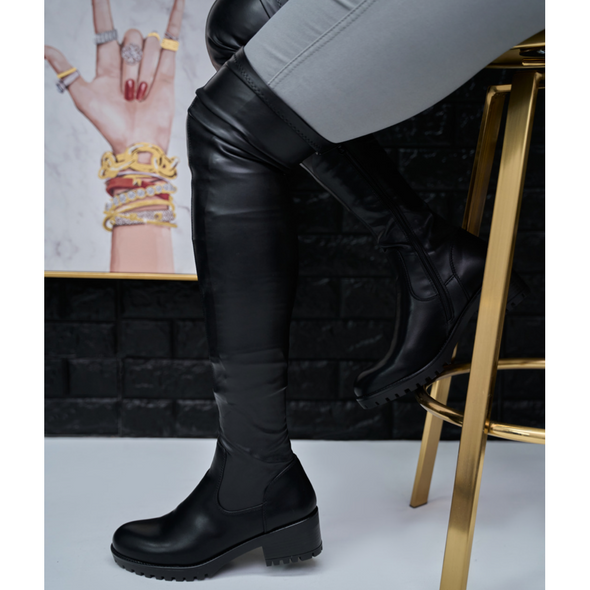 extreme stretch over the knee boot - euvera
